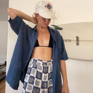 Vintage Palm Short Sleeve Button Down